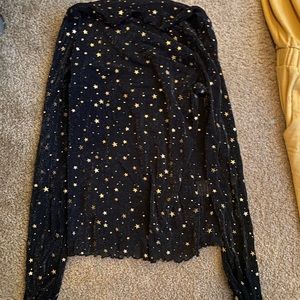 Sheer stars top